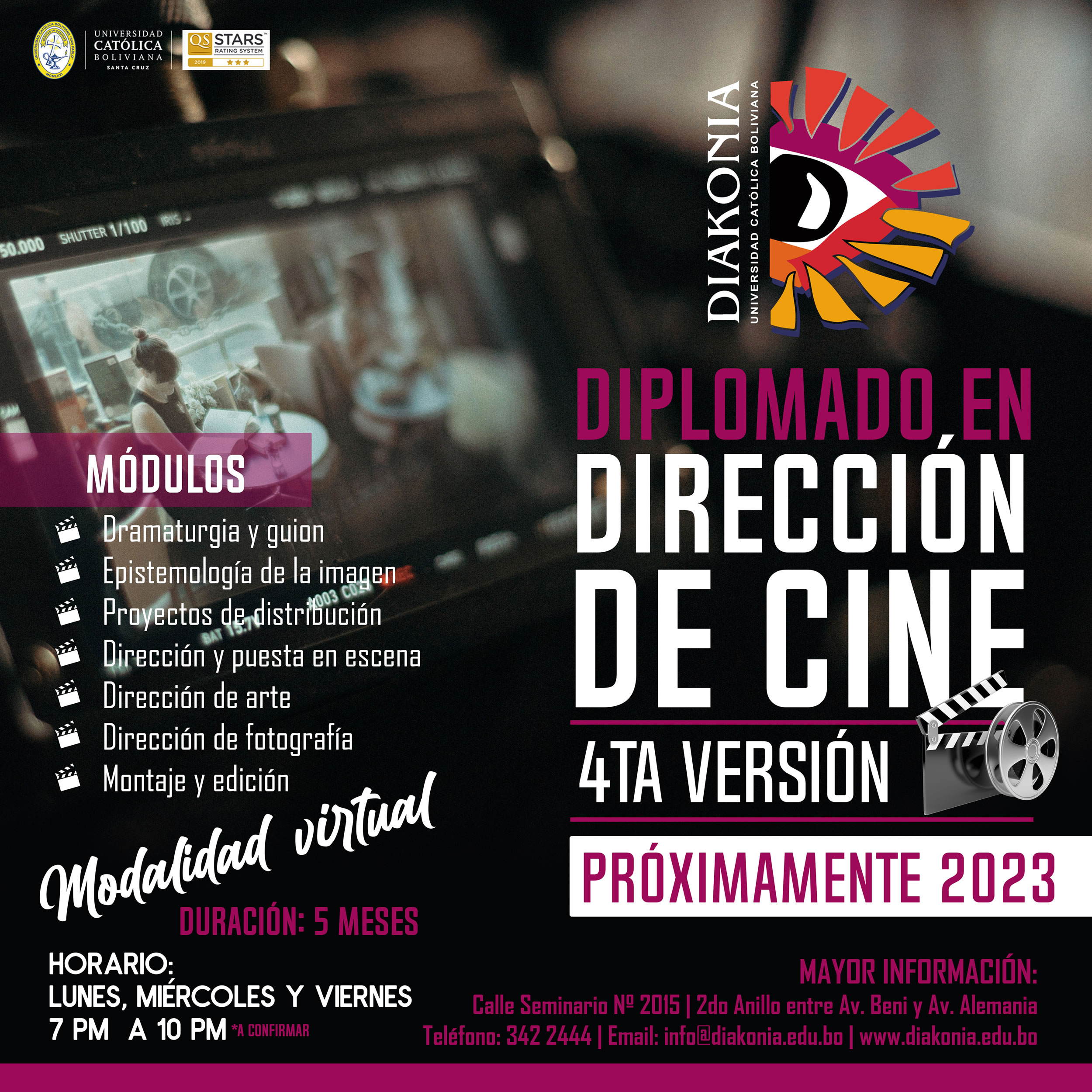Diplomado en Dirección de Cine – 4ta Versión